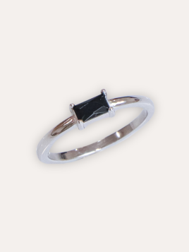 Anillo Baguette Noir