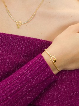 Pulsera Star Dorado