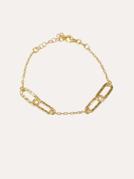 Pulsera Slab Baño Oro