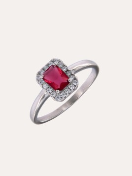 copy of Anillo baguette rose